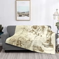 thumbnail image 2 of Uemuo American Monuments Printed Throw Blanket for Couch, Fluffy Fuzzy Blankets for Bed, Sofa, Cozy Flannel Faux Fur Blanket-50"x40", 2 of 6
