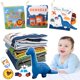 thumbnail image 1 of Richgv Libros suaves para bebés juguetes 0-3-6-12 meses, libros arrugados con tacto y sensación 3D, regalos de Navidad para bebés, libros de tela, cochecito de bebé, juguetes sensoriales, juguetes par, 1 of 4