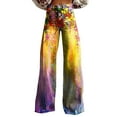 thumbnail image 2 of Gold Women's Casual Pants, Women'S Loose Fashion Plus Size Printed Casual Pants,Women's Casual Pants XXL, 2 of 4