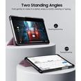 thumbnail image 3 of czcpp-Case for Samsung Galaxy Tab A9 8.7 Inch 2023, Slim Lightweight Stand Hard Back Shell Protective Cover for All-New Galaxy Tab A9 8.7" Tablet SM-X110/X115/X117, Smokey Purple, 3 of 4