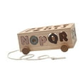 thumbnail image 1 of Lipstore Educational Sensory Building Block Puzzle, Wooden Shape Stacking and Sorting Toy letters, 1 of 8