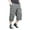 Light gray, variant on FEDTOSING Men's 3/4 Long Capri Shorts Casual Elastic Waist Cotton Relaxed Fit Cargo Shorts Black