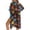 Black-Paw Star, variant on SCRAWLGOD Daisy Floral Print Womens Swimsuit Cover Up Kimono Swimsuit Coverup Casual Loose Bathing Suit Cover Up for Pool Party