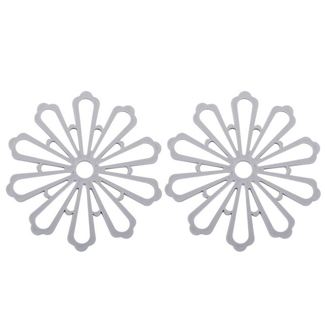 El juego de almohadillas para trípode de silicona es adecuado para platos calientes, ollas y sartenes, almohadillas calientes de encimeras y mesas de cocina y rejillas para ollas de silicona.