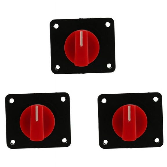 3X 12V 300A Battery Power Disconnect Battery Switch Isolator On Switch for RV Boat Car Truck Auto Yacht