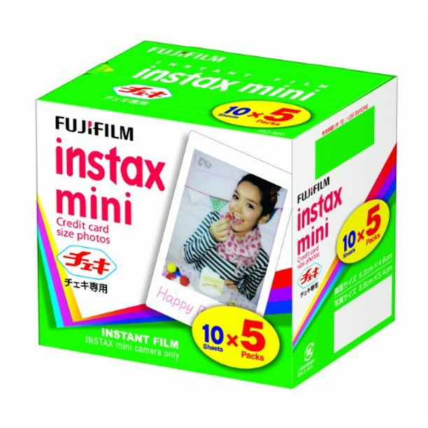 FUJIFILM Instax Mini Cheki 5pack(10picture X5) - Walmart.com