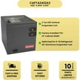 thumbnail image 4 of GOODMAN 2 TON 14.3 SEER2 AC & 80% AFUE 60K BTU GAS FURNACE SYSTEM -R32-DOWNFLOW with 50FT Copper Line Set, 4 of 5