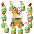 thumbnail image 1 of Suministros para fiestas de cumpleaños LDAKZFV Lion-King, 25 unidades con adorno para tartas, 1 of 5