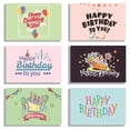 thumbnail image 2 of 60 tarjetas de felicitación en estilo feliz cumpleaños bendición de feliz cumpleaños tarjetas de felicitación grandes, 2 of 6