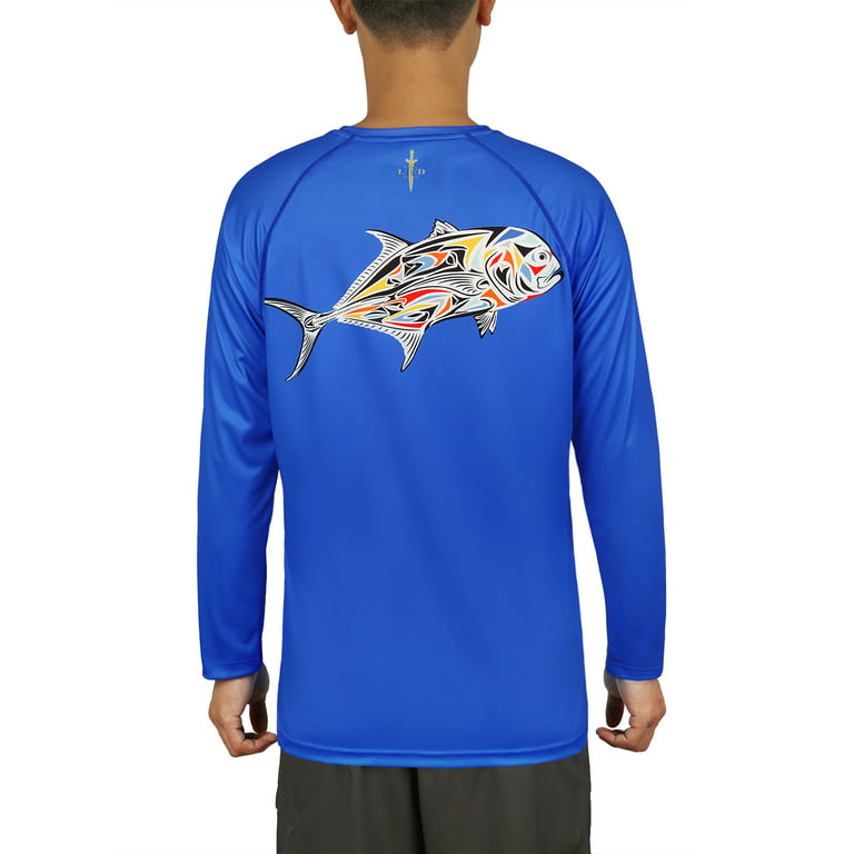 HDE Performance Fishing Shirts for Men - Long Sleeve UPF 50 Sun