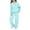 Light Blue, variant on YunPes Girls Boys 2 Piece Tracksui𝐭 Wide Leg Sweatpants & Hooded Sweatshirt Elastic Waist Baggy Straight Leg Pants Athletic Outfits
