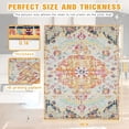 thumbnail image 2 of Office Chair Mat for Hardwood Floor 36"X 48" Office Rugs for Gaming Rolling Chairs Computer Desk Chair Non-Slip Retro Boho Protector Mats for Hard Floor & Tile Floor Decor, 2 of 12