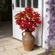 thumbnail image 5 of 12 tallos artificiales de orquídea mariposa con forma de piña,de plástico rojo,para decoración de bodas,centros de mesa para sala de estar y arreglos para eventos (1 pieza). Rkxzt, 5 of 9