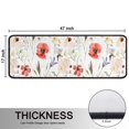 thumbnail image 5 of Kitchen Rugs Sets Of 2,Pioneer Flower Floral Print Pattern Anti Fatigue Kitchen Mat Rugs Non Slip Washable,Decorative Kitchen Floor Mats for Kitchen,Sink,Laundry,17"x47"+17"x47", 5 of 5