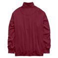 thumbnail image 3 of Soft Womens Oversized Henley Collar Sweatshirt with Button Closure Fleece Lined Long Sleeve Pullover for Casual Daily 2026 Wine M, 3 of 4