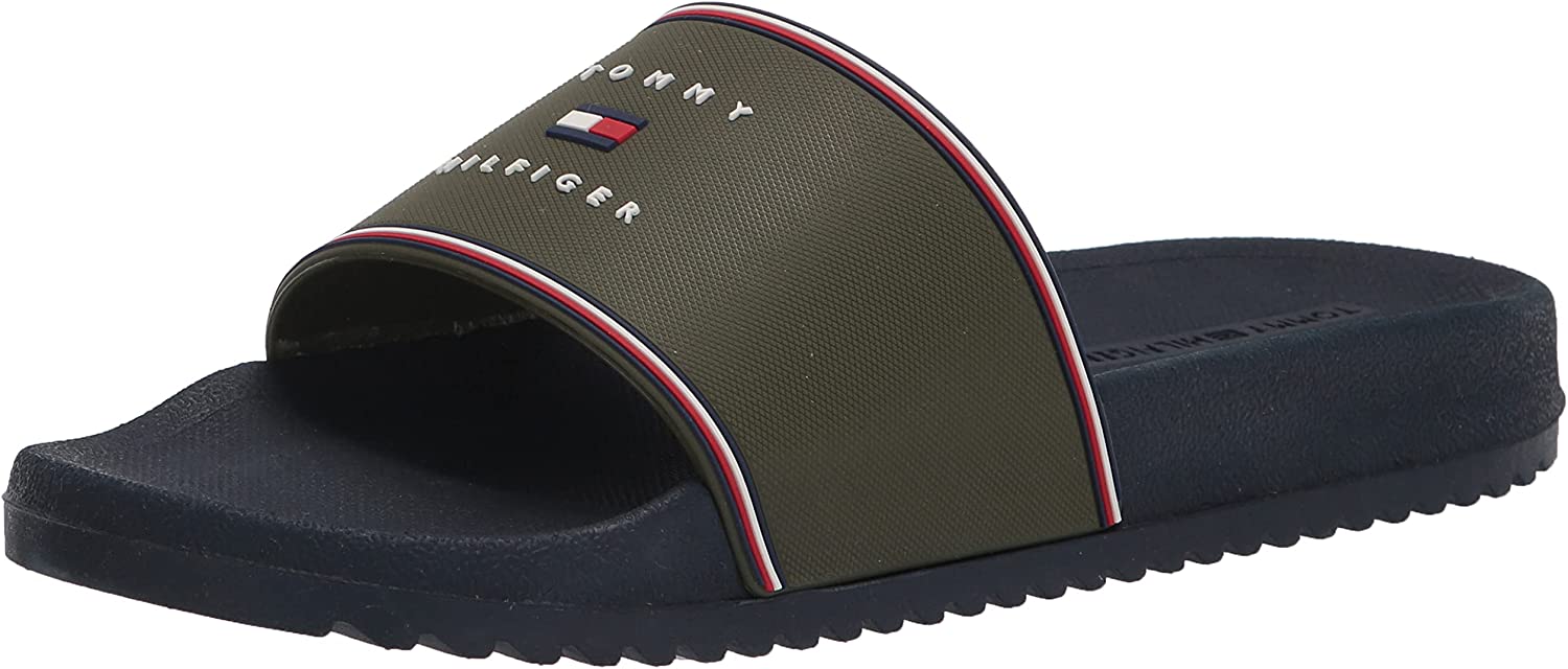 Tommy Hilfiger Mens Rail Slide Sandal 