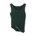 thumbnail image 4 of Blmnix Long Tank Tops Tank Tops Womens Tube Compression Tank Tops Green Tank Top Sleeveless Crew Neck Vest for Women, 4 of 5