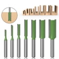thumbnail image 4 of 7Pcs Router Bits Set 6.35Mm (1/4 Inch) Shank 3 4 5 6 8 10 12Mm Blade Diameter Double Flute Straight Bit For Woodworking Milling Cutter Tool, 4 of 7