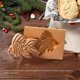 thumbnail image 2 of Wooden Cookie Mold , 3D Carved Wooden Animal Cookie Mold goldfish, 2 of 5