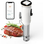 Sous Vide Cooker WiFi Sous Vide Machine ISV-101W Slow Cookers Immersion Precision ,1000 Watts 3D Water Circulation Heating,Smart Cooking alarm,Accurate Temperature,Ultra-Quiet