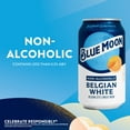 thumbnail image 2 of Blue Moon Non-Alcoholic Belgian White Craft , 6 Pack, 12 fl oz Aluminum Cans, 0.45% ABV, 2 of 6