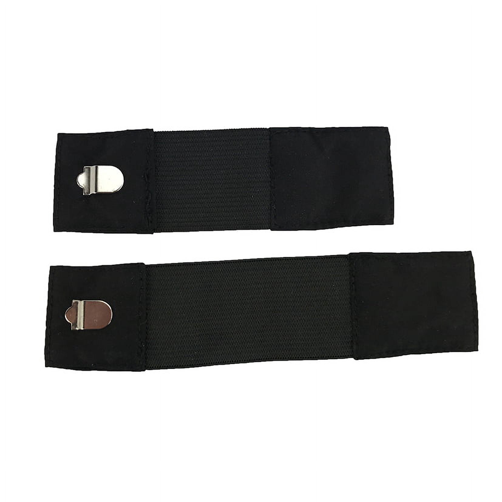 Instant Fit Adjustable Pant Waistline Stretch - 25 Hook & 25 Button Extenders (Black, Blue, Taupe, Khaki, Brown) + 5 Silicone Button Extenders (Black) & 5 Metal Spring Elastic Button Extenders