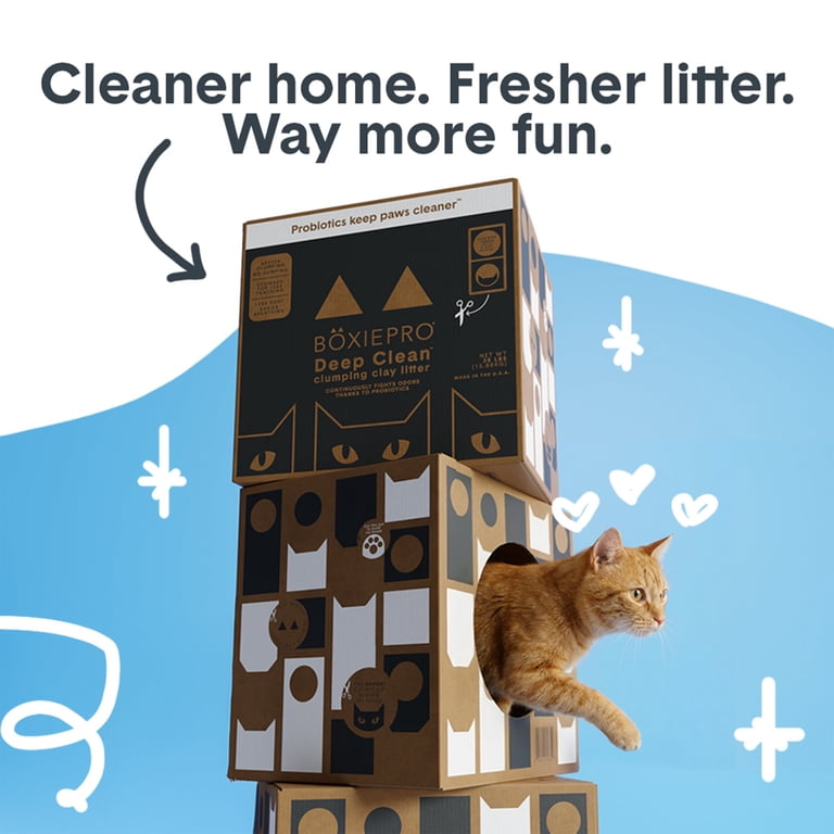 BoxiePro Probiotic Deep Clean Cat Litter, 35 lbs photo 8