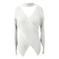 thumbnail image 5 of WEAIXIMIUNG Robes Chandail Femmes 2024 Chandail pour Femmes Automne Hiver Haut Tricoté Doux Chaud Chandail Élégant Design à la Mode pour Dames, 5 of 5