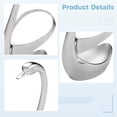 thumbnail image 7 of 7 Pcs Swan Appetizer Forks Set, 304 Stainless Steel Dessert Forks Spoons with Swan Base Holder, Elegant Flatware for Party Table Decoration, 7 of 7