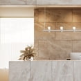thumbnail image 2 of Sonneman 20QKL08B Intervals 97" Wide Pillar Candle Linear Chandelier - Satin Black / Clear, 2 of 7
