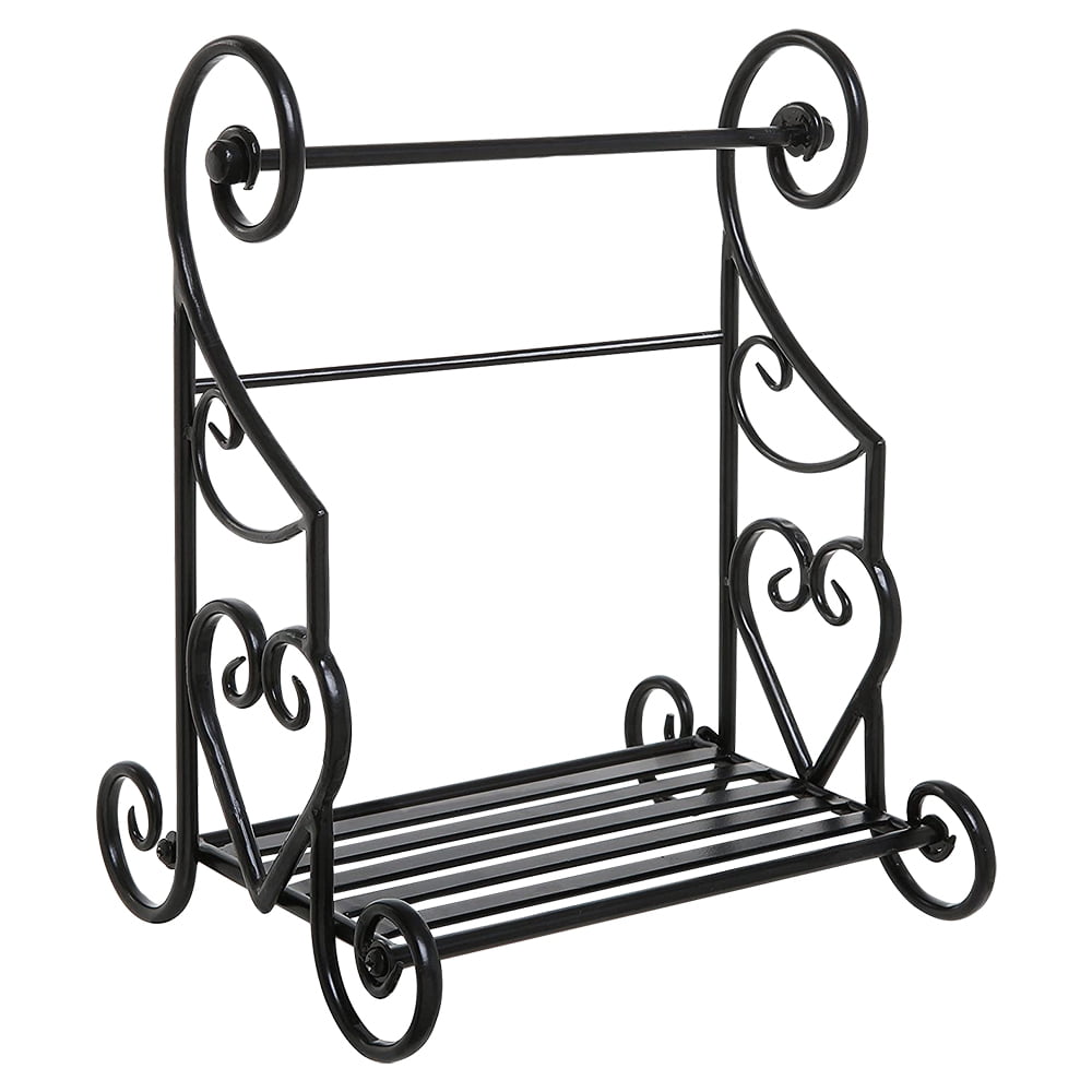 Lowestbest Freestanding Paper Towel Holder, Metal Kitchen Countertop Stand with Spice/Condiment Shelf Rack Lowestbest Freestanding Paper Towel Holder, Metal Kitchen Countertop Stand with Spice/Condiment Shelf Rack