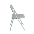 thumbnail image 6 of National Public Seating Airflex Series Premium Polypropylene Folding Chair, Platinum (Pack of 4), 6 of 7