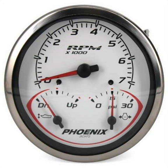 Phoenix Boat Multi-Function Gauge 50299 | Beede 4 1/2 Inch 947834