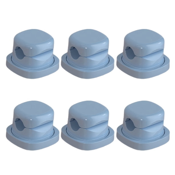 Organizador de cables magnético con clip para la gestión de cables, adhesivo, giratorio de 360 grados, para mesita de noche, escritorio y oficina.