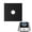 Black, variant on 1 Pc Stove Burner Cover,Washable Oil and Pollution Protection Pad,Pad for Gas Burners,Silver Nonstick Gas Stove Liners,Reusable Kitchen Guardian Gas Stove Top Protector (Silver)