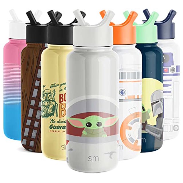 Botella de agua simple y moderna Star Wars Summit con aislamiento al vacío