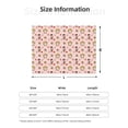 thumbnail image 5 of Honeii Halloween Gnomes print throw blanket, crafted from cozy cotton flannel, offers versatile home decor as a bedding suitable for all seasons.-, 5 of 6