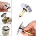 thumbnail image 3 of Push-Push Tête de Champignon Pop-Up Tout Cuivre Downcomer, 3 of 5