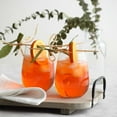 thumbnail image 3 of LAV Stemless Wine Glasses Set of 6 - Clear Glass Wine Tumblers 16 oz, 3 of 9
