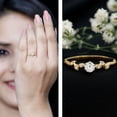 thumbnail image 3 of Rosec Jewels Lab Grown Diamond Promise Ring for Women (EF-VS Quality) - Valentines Day Ring, 18K Yellow Gold, US 7.50, 3 of 8