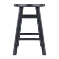 thumbnail image 3 of Element 2pc Dining Stools with Square Legs in Black Finish, 3 of 4