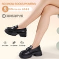 thumbnail image 2 of Bocaoying 6-Pair Women's Ice Silk No Show Socks, Invisible Low Cut Socks with Sponge Padding, Non-Slip Cotton Socks with Grip(3 Nude+3 Black), Thin & Breathable for US Women's 6.5-8.5, Gift for Her, 2 of 7
