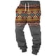 thumbnail image 1 of Pantalones largos para hombre con estampado, bolsillos con cordón, elásticos y dobladillo., 1 of 5