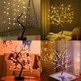 thumbnail image 4 of BOLLSLEY Bonsai Tree/ Artificial Tree/ Room Decor Fairy Light Spirit Tree Led Tree Light Up Tree Fairy Light Lamp Fairy Tree Light with Touch-sensitive Switch Decorative Table Lamp Battery USB, 4 of 7