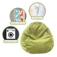 thumbnail image 5 of Majestic Home Goods Villa Large Classic Bean Bag Chair, Multiple Colors, 5 of 5