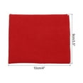 thumbnail image 2 of Uxcell Elastic Cuffs Ribbed Trims Cotton Fabric Knit Rib Stretch Tape Cuff Sleeve Waistband for Sewing Red 4" x 3.5", 2 of 6