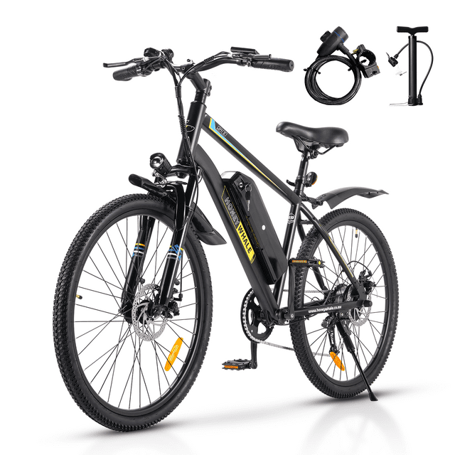 Bicicleta Eléctrica Bateria Extraible Honey Whale S8 Negro
