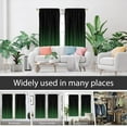 thumbnail image 4 of Green and Black Window Curtain Abstract Boys Ombre Striped Simple Gradient Teen Men Art Aesthetic Gothic Fun Living Room Bedroom Window Drapes Treatment Fabric 1 Pair, 42" W x 63" L, Modern, 4 of 6