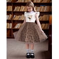 thumbnail image 3 of Arshiner Toddler Girls Summer Sundresses Crew Neck Tutu Gown Flower Girls Dresses for Party Wedding, 3 of 6