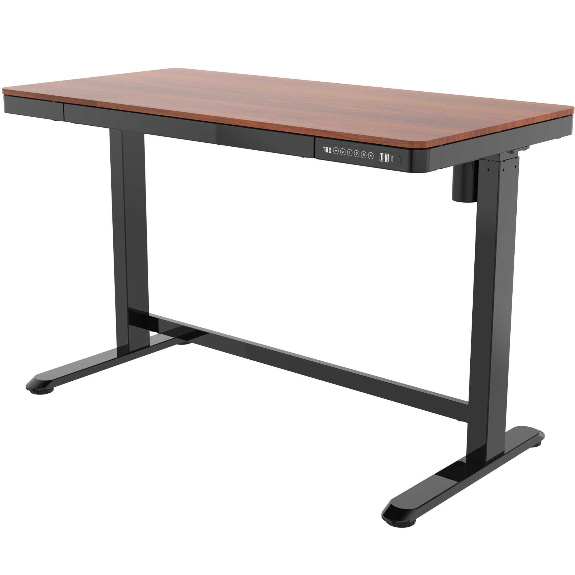 Koble Juno 48" Electric HeightAdjustable Desk with Black Frame and